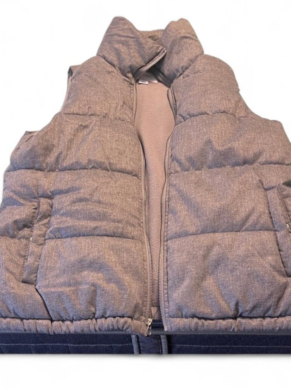 Old Navy Women's Grey and Brown Gilet